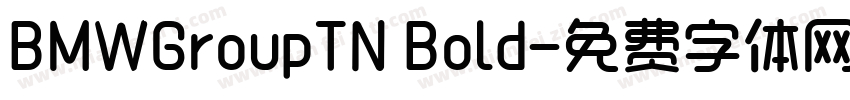 BMWGroupTN Bold字体转换